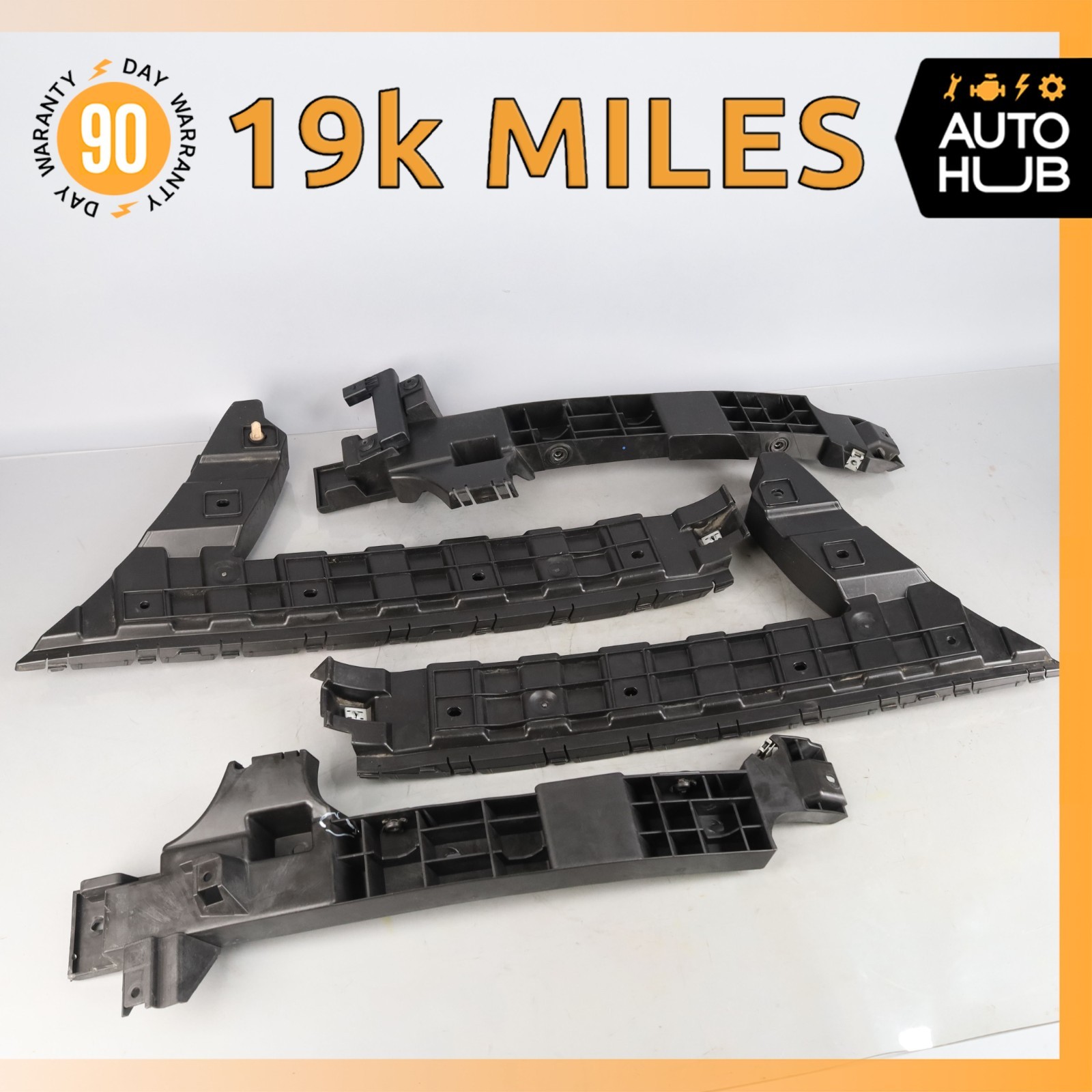 03-11 Bentley Continental GTC GT Rear Bumper Support Mount Bracket Set of 4 OEM