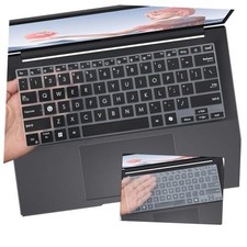 2 PCS Keyboard Cover Skin for ASUS Vivobook S 14 OLED Laptop M5406 Black Clear