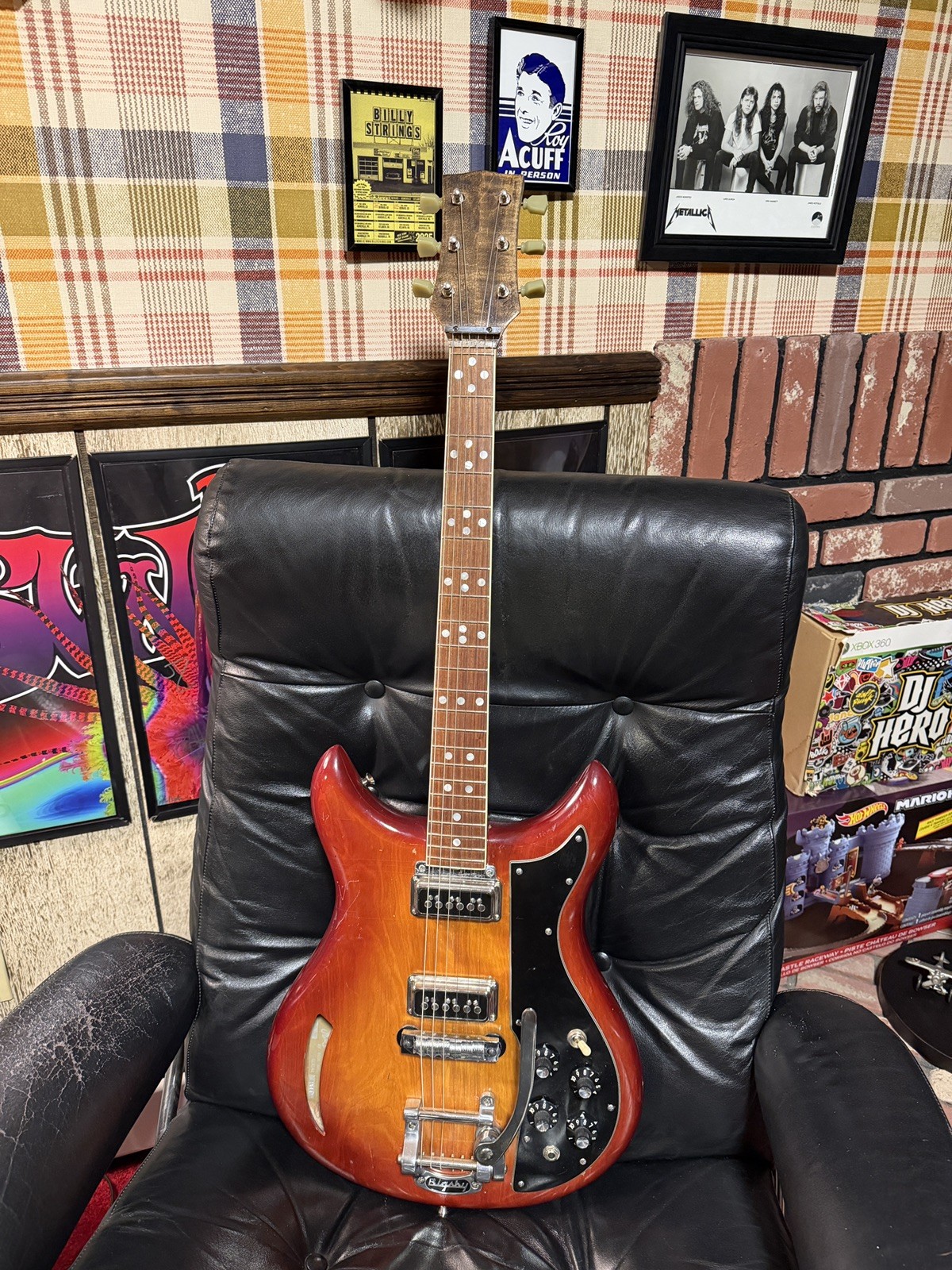 1960s Kustom K 200 60s Electric Hollow Body Guitar