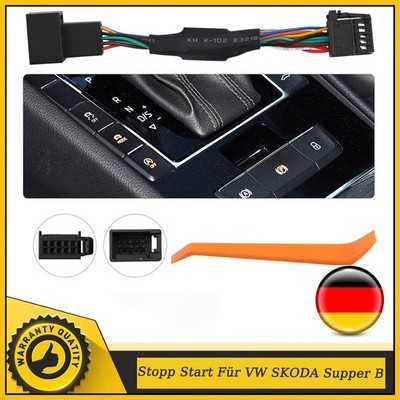 Car Stop Start Kabel Motor Eliminator Canceller Stecker Für VW Skoda Super B DE