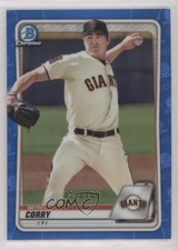2020 Bowman Chrome Prospects Blue Refractor 121/150 Seth Corry #BCP-242 0c6