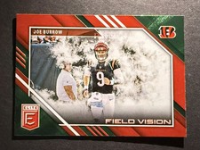 Joe Burrow - 2023 Donruss Elite Field Vision Green #FV-8