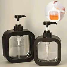 300ml/500ml Refillable Soap Dispenser Bathroom Lotion Shampoo Shower Pump