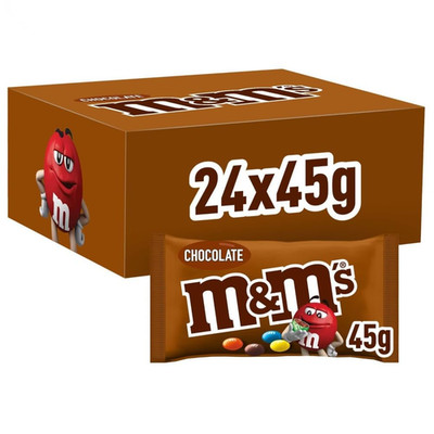 Mars M Und M Schokolinsen in Knuspriger Zuckerhülle 45G 24Er Pack