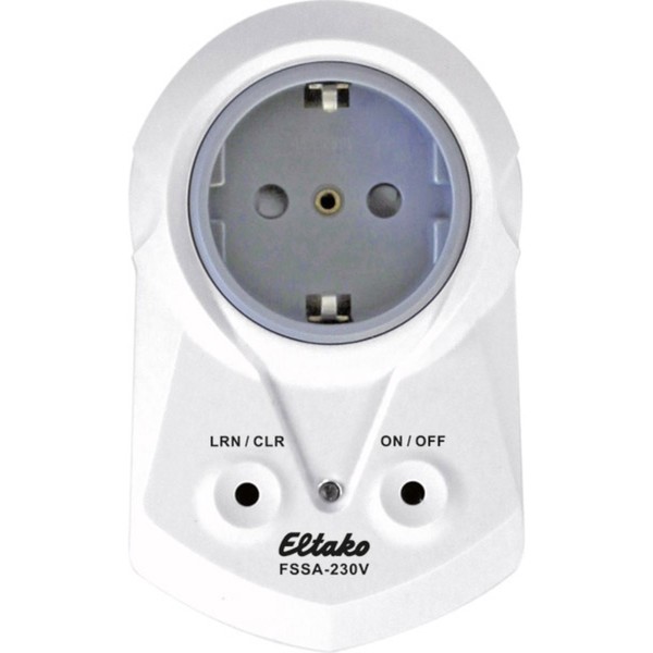 FSSA-230V Eltako Funk Steckdose Zwischenstecker Schaltleistung (Max.) 2000...-image
