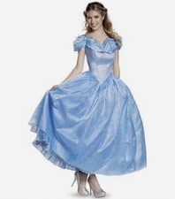 Disney movie deluxe Adult Cinderella Costume Size Large 12/14
