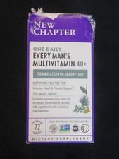 New Chapter One Daily Every Man's Multivitamin 40 72 Vegetarian Tablets