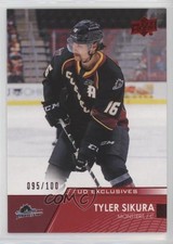 2021-22 Upper Deck AHL Exclusives 95/100 Tyler Sikura #23 s3e