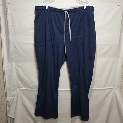 Landau ProFlex Women's 2XL Navy Blue Scrub Replacement Pants | eBay