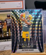 2025 Matthew Golden Rookie Packers Silver Mosaic Prizm SP Panini Mosaic #3 MINT