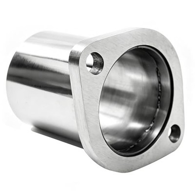 3'' Exhaust Flange Adapter, Universal T304 Stainless Steel Header 3''-2 hole