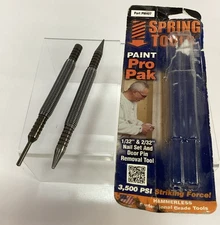 Spring Tools PM407 Metal Nail Set & Hinge Pin Tool - New Open Box (L32)