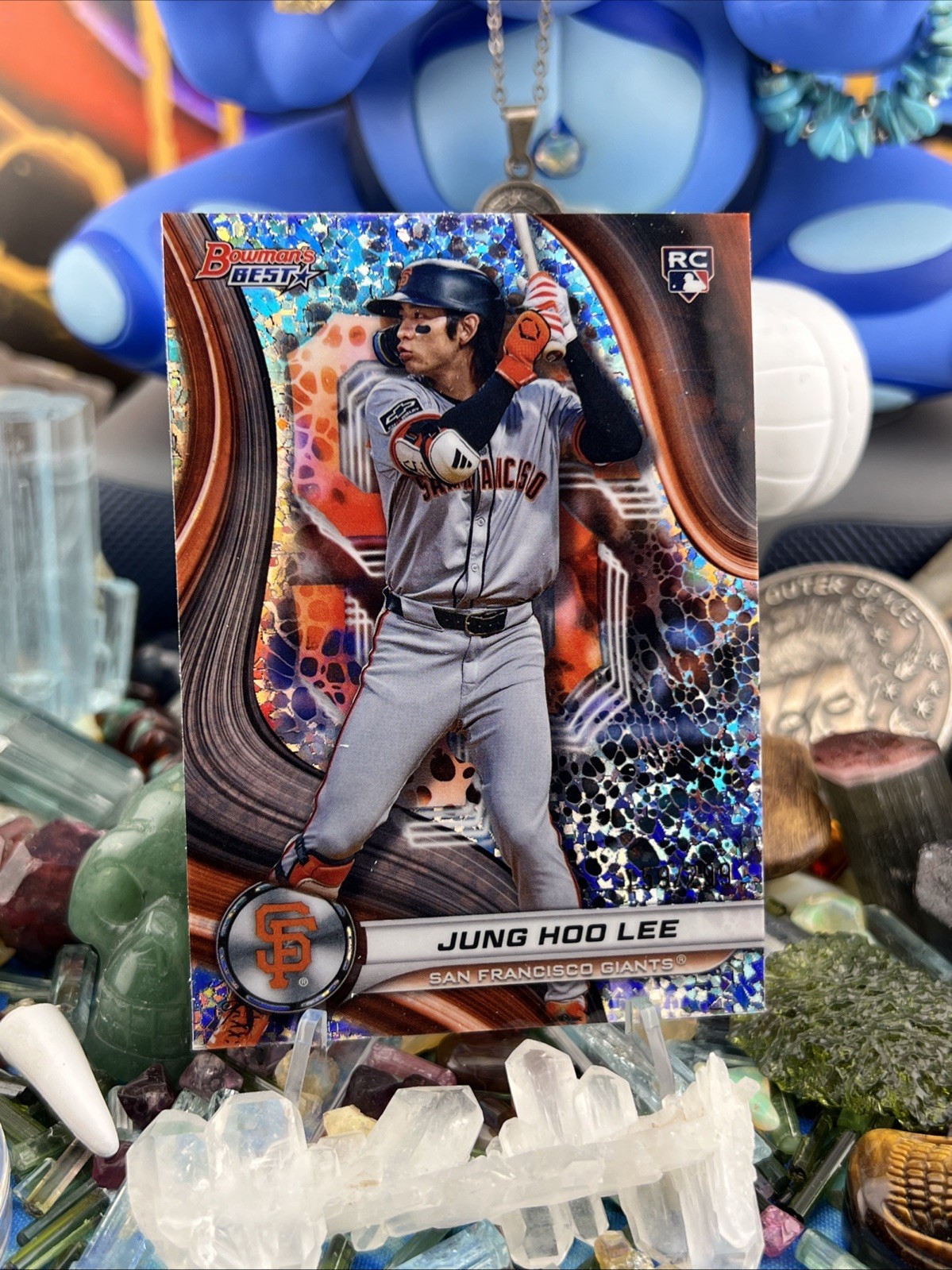 2024 Bowman's Best - Jung Hoo Lee RC Mini-Diamond Refractor Rookie /299 - Giants