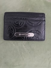 Michael Kors Black Leather Card Case