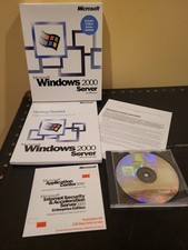 Microsoft Windows 2000 Server 5 User/s Preowned Very Good Condition