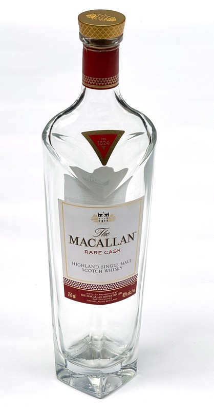 Empty Macallan Rare Cask Bottle – 750ml – Original Label & Cork – No Box