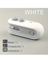 2 In 1 Mini Bag Sealer USB Charging Clip Sealing Machine for FoodPreservation UK