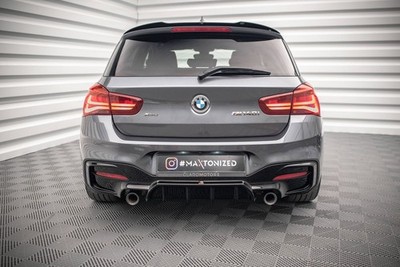 Heckdiffusor für BMW F20 F21 Facelift M-Paket Heckansatz Glanz Maxton ABE