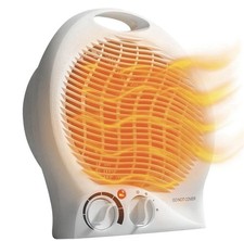2000W Upright Fan Heater Hot & Cold Air Portable Variable Adjustable Thermostat