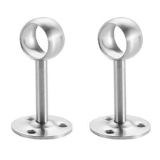 Easily Install Your Curtains with These Stainless Steel Brackets 2Pack
