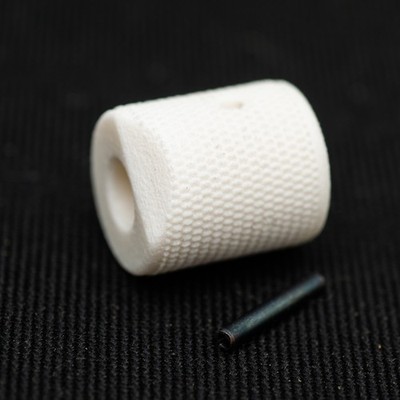 French MAS 49 MAS 49/56 Bolt Handle Knob with Roll Pin - White Knurled