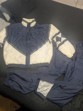 Vtg Women's 90s tracksuit Complete Shoulder Pads Size Medium