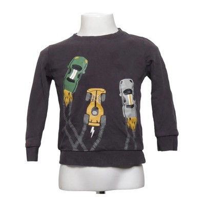 Lindex Kids, Sweatshirt, Größe: 104, Grau/Mehrfarbig, Baumwolle, Sonstiges #Vrx