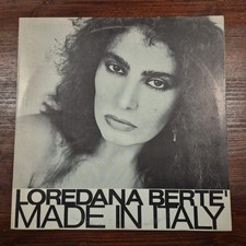 LP Loredana Bertè - Io Made In Italy CGD 20260 Musica Italiana Vinile