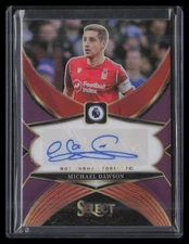 Michael Dawson 2024-25 Select Premier League #SS-MDA Signature Purple /199