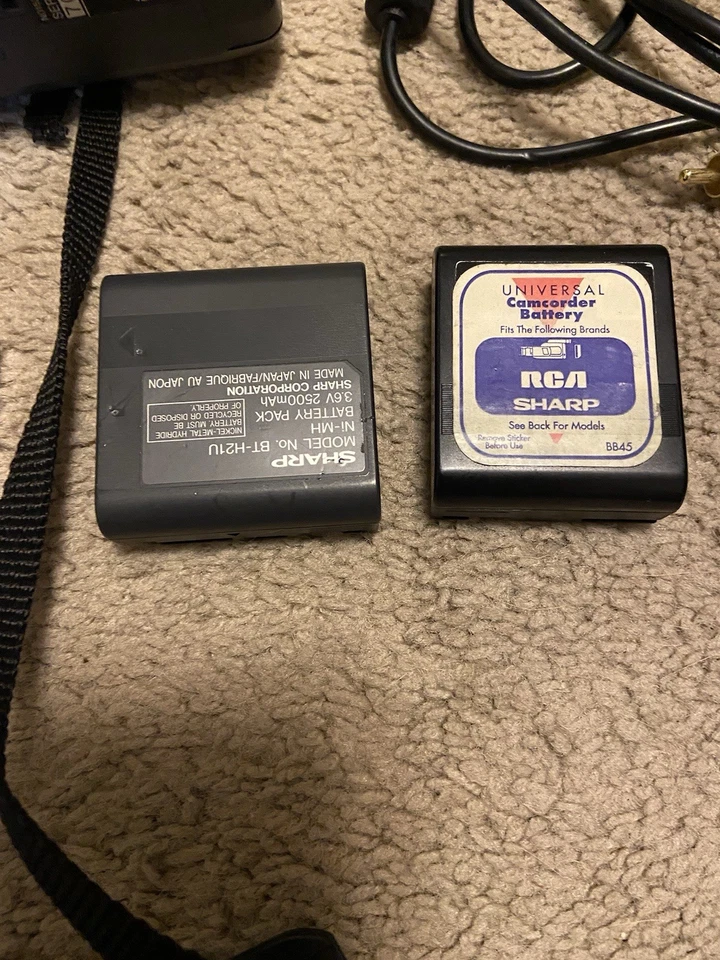 Sharp VL-E600U Viewcam 8 Camcorder 8mm Untested - Image 2 of 4