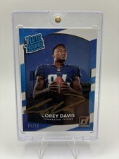 2017 Panini Donruss - Rated Rookie Corey Davis Gold Ink On Card Auto /10. rookie card picture