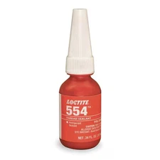 Loctite 231643 Pipe Thread Sealant 0.3 Fl Oz, Bottle, 554, Red, Liquid