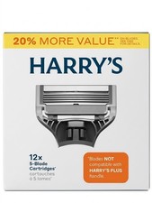 Harry's Men's Refills Razor Blade - 12 Count New Sealed Box