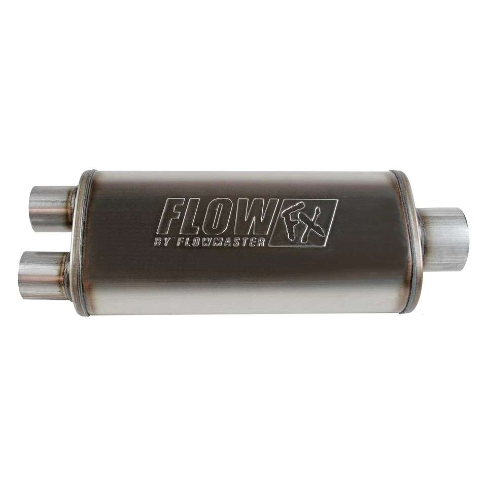 For Ram 3500 2014-2024 Flowmaster 72587 FlowFX 409 SS Oval Gray Exhaust Muffler Foto 2 de 4