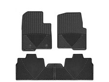 WeatherTech All-Weather Floor Mats for W239-W139 - 1st & 2nd Row Black