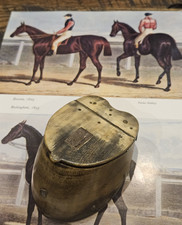 Silver Horseshoe Hoof Box from 1829 St. Leger Stakes (Doncaster) Winner Rowton