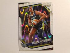 2025 Panini Prizm WNBA #48 Teaira McCowan - White Seismic Prizm