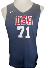 #71 TEAM USA BASKETBALL FIBA U19 2021 ? NIKE PRACTICE JERSEY REVERSIBLE Medium