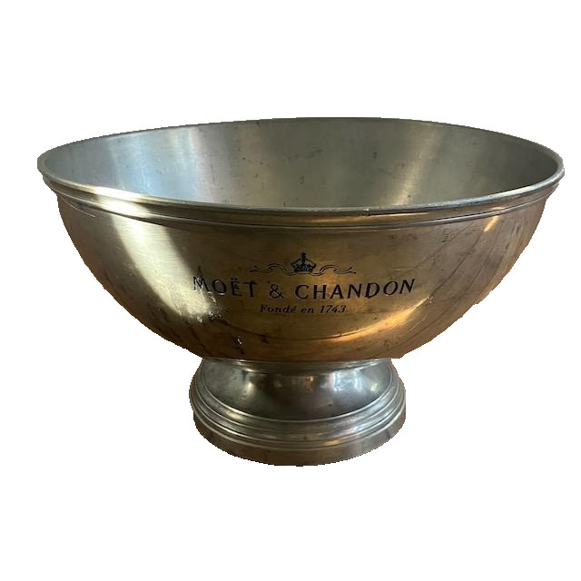 Moet & Chandon Champagne ice bucket cooler pewter from Japan