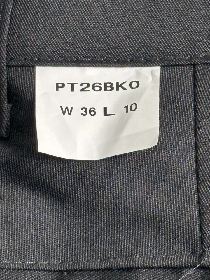 Pantalones Cortos de Trabajo Industriales Red Kap PT26BK Negros Para Hombre Talla 36 Poliéster Mezcla de Algodón Foto 4 de 4