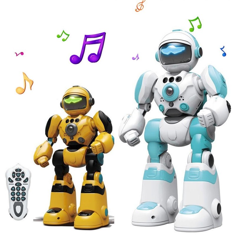Gesture Sensing RC Robot Toy for Kids, Smart Interactive Dancing Robot with Voic