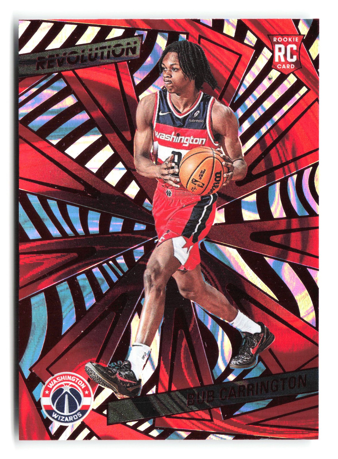 2024-25 Panini Revolution #121 Bub Carrington Red Swirl