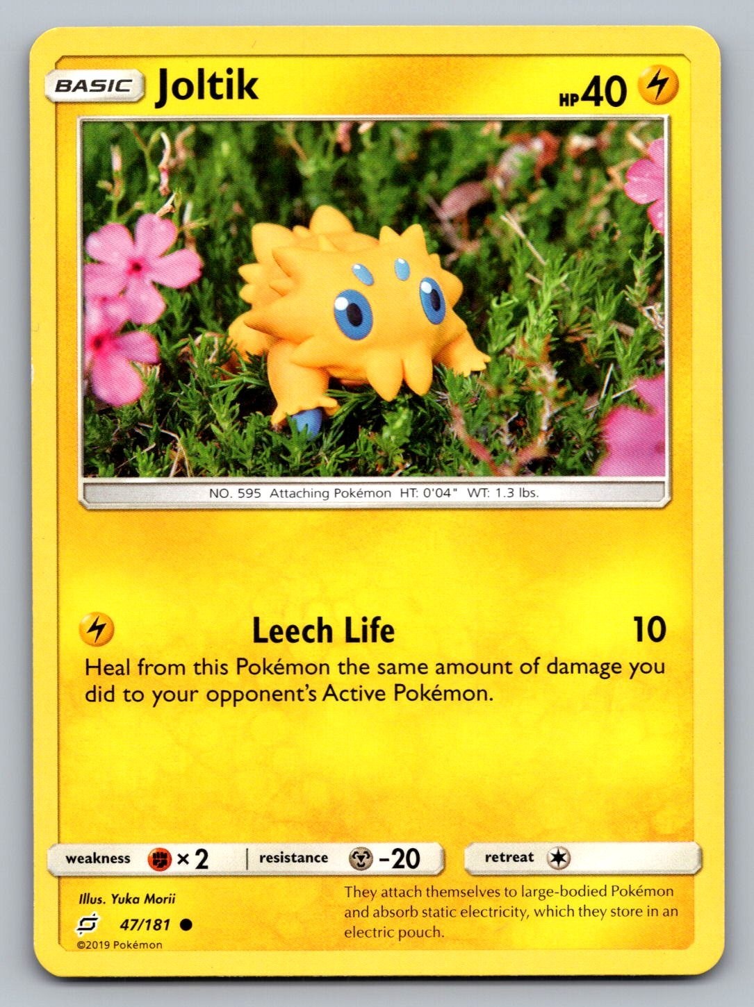 Pokemon TCG Team Up Joltik #47