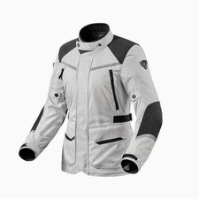Motorradjacke Rev'It Voltiac 3 H2O Damen Grau Schwarz Touring