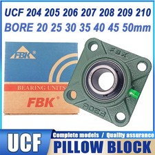 UCF METRIC FLANGED PILLOW BLOCK SELF LUBE BEARING UNIT UCF204 210 BORE 20mm 50mm