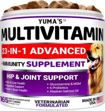 Dog Multivitamin Chewable with Glucosamine - 165 Chews,