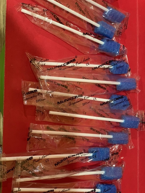 Disposable Oral Swabs, Bulk, 100/ Bx