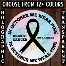 40 BREAST CANCER AWARENESS STICKERS 2