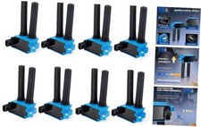 Set of 8 Blue Ignition Coil Pack Compatible with Chrysler Dodge Ram Jeep