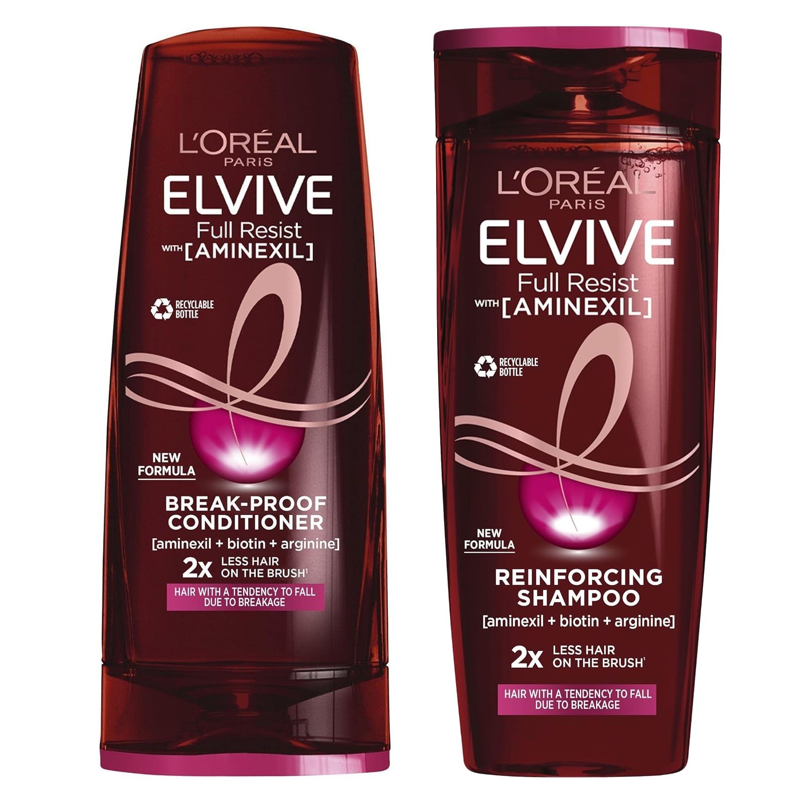 L'Oreal Elvive Full Resist Anti Breakage Shampoo Conditioner 300ml  - TWIN PACK